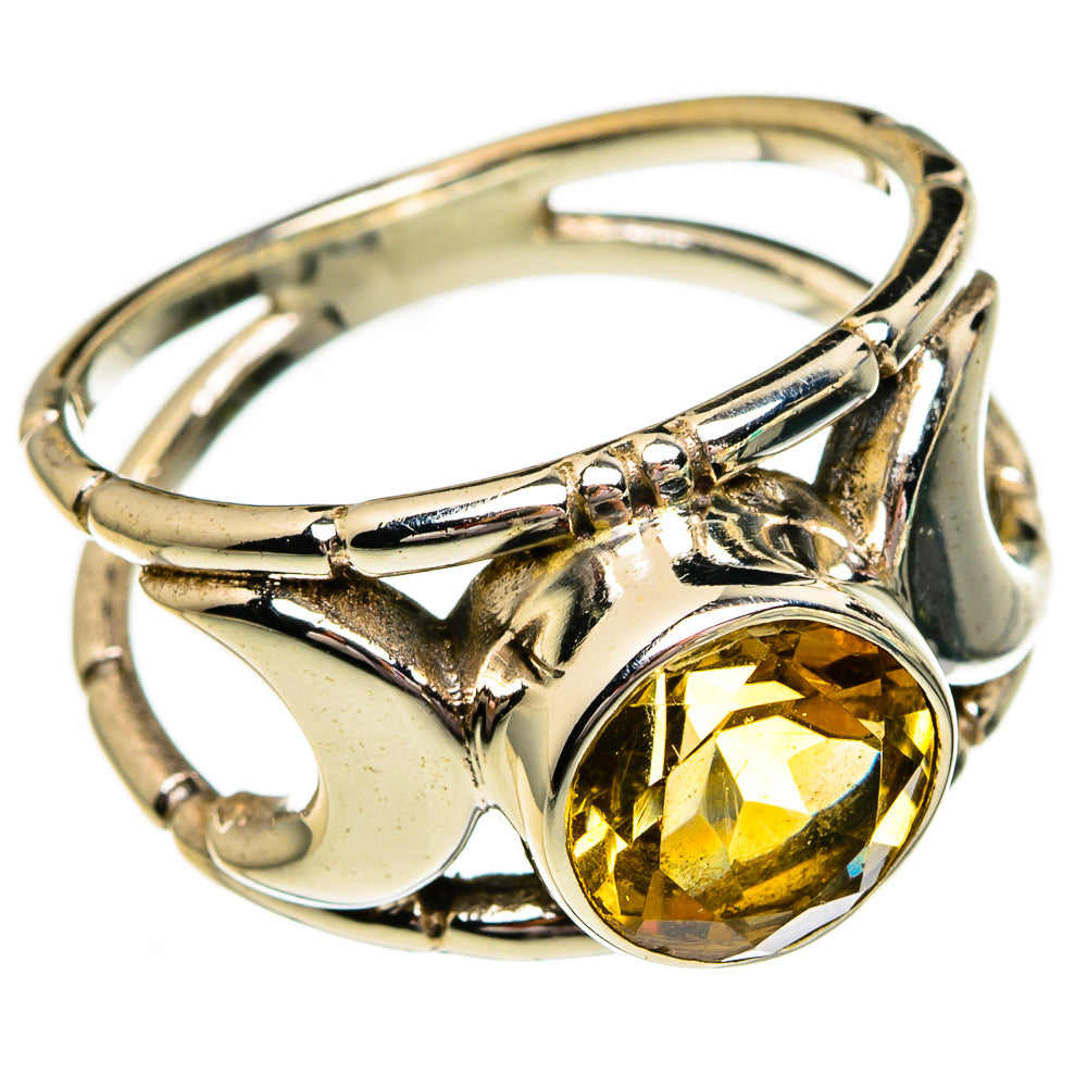 Citrine Rings handcrafted by Ana Silver Co - RING78225