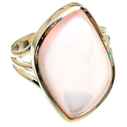 Rose Quartz Rings handcrafted by Ana Silver Co - RING78226