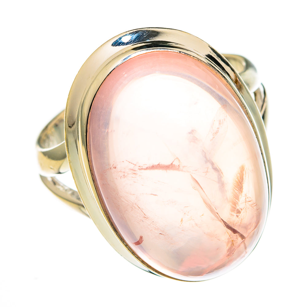 Rose Quartz Rings handcrafted by Ana Silver Co - RING78228