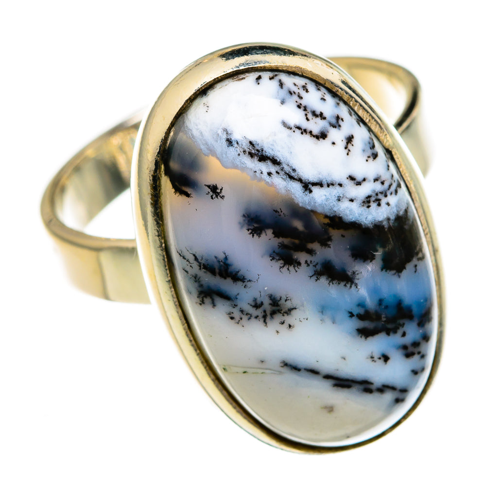 Dendritic Opal Rings handcrafted by Ana Silver Co - RING78234