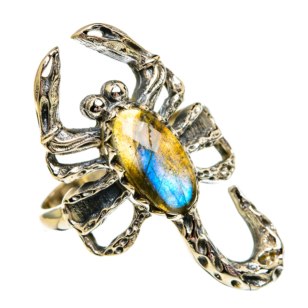 Labradorite Rings handcrafted by Ana Silver Co - RING78276