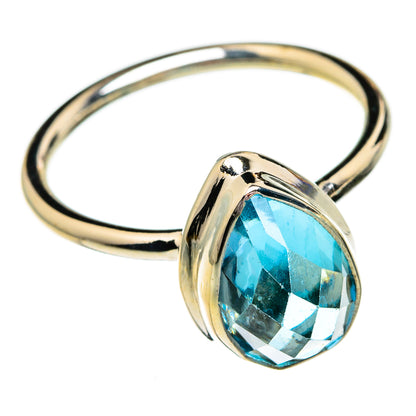 Blue Topaz Rings handcrafted by Ana Silver Co - RING78277