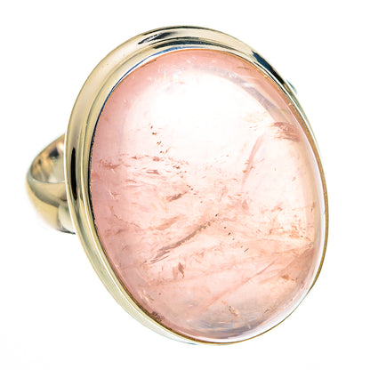 Rose Quartz Rings handcrafted by Ana Silver Co - RING78284