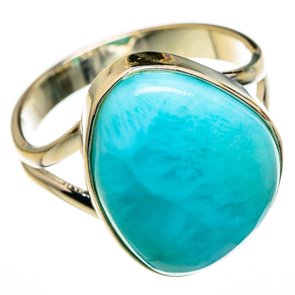 Larimar Rings handcrafted by Ana Silver Co - RING78301