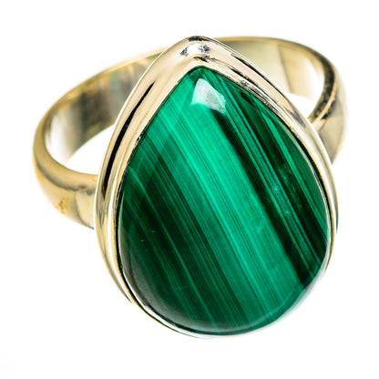 Malachite Rings handcrafted by Ana Silver Co - RING78306