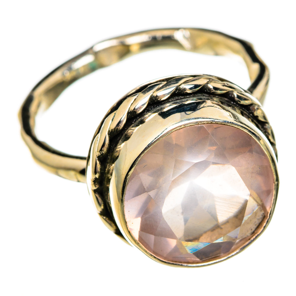 Rose Quartz Rings handcrafted by Ana Silver Co - RING78311