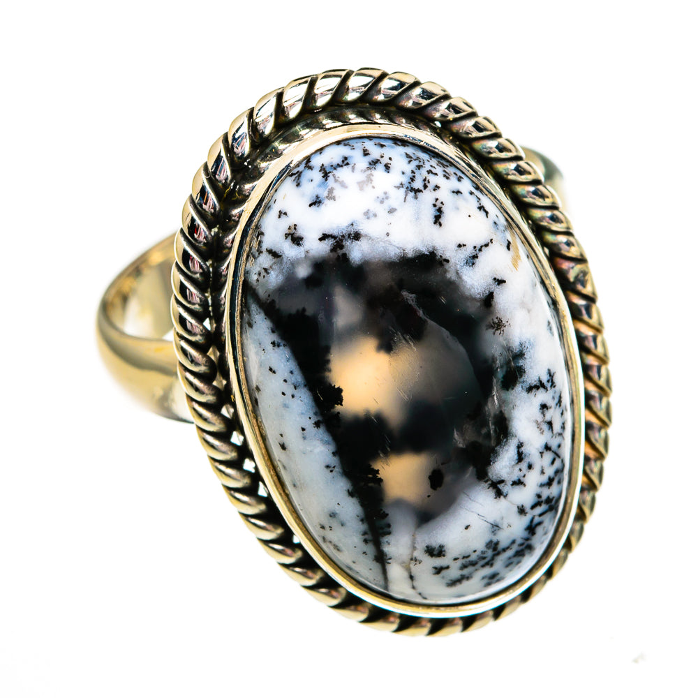 Dendritic Opal Rings handcrafted by Ana Silver Co - RING78320