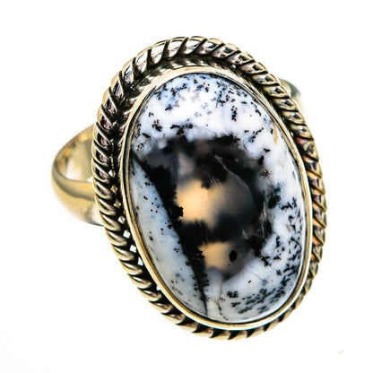 Dendritic Opal Rings handcrafted by Ana Silver Co - RING78320