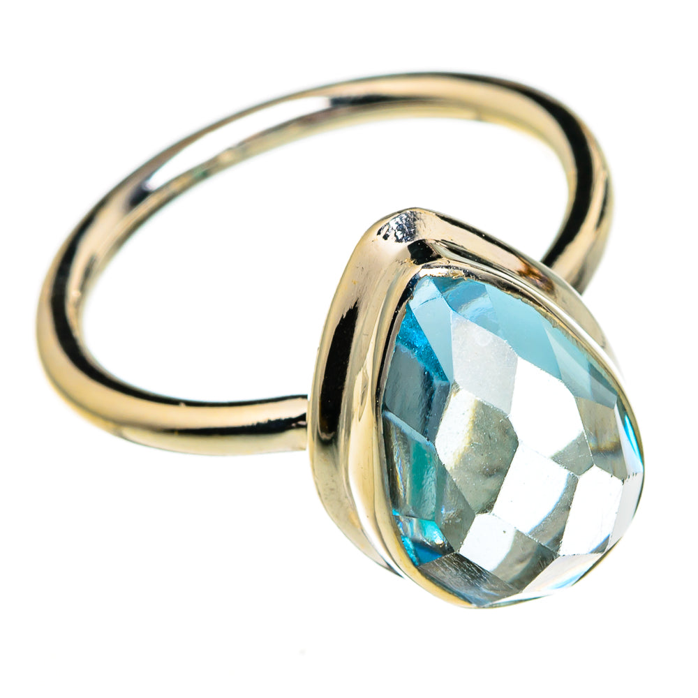 Blue Topaz Rings handcrafted by Ana Silver Co - RING78326