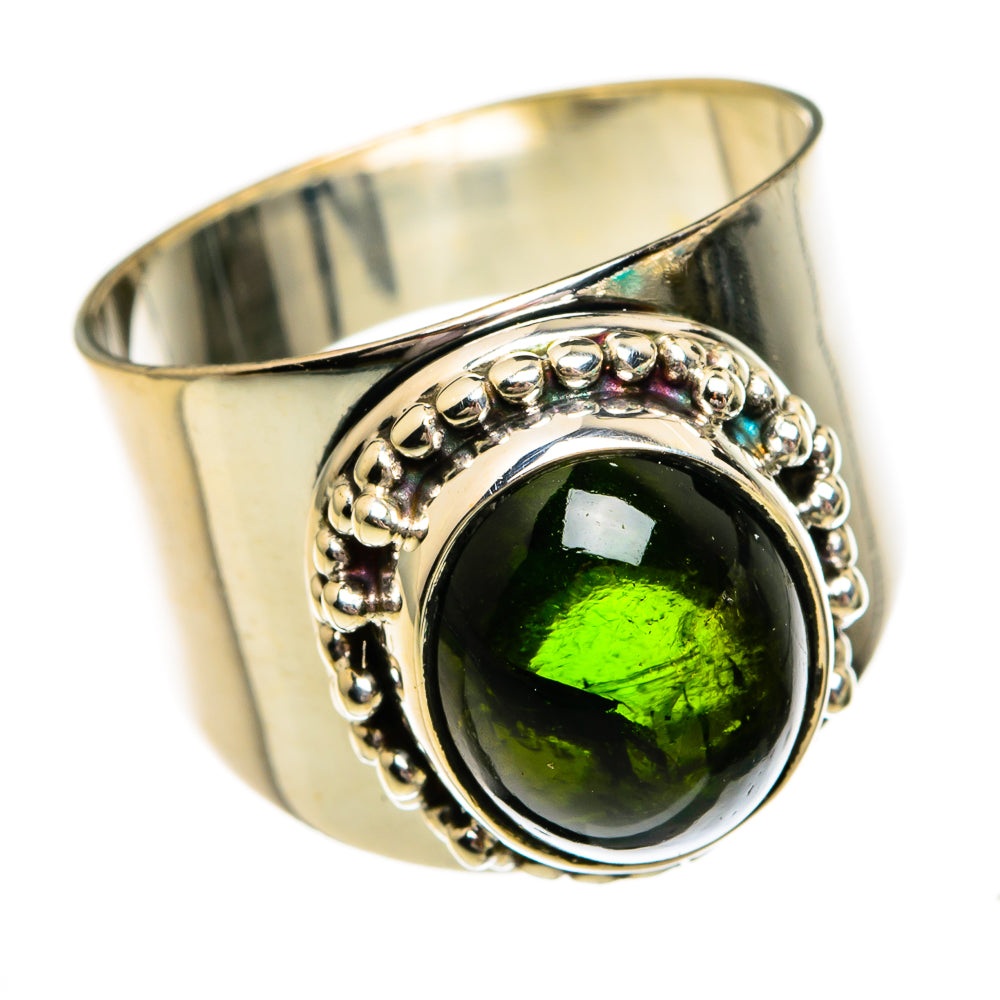 Chrome Diopside Rings handcrafted by Ana Silver Co - RING78329