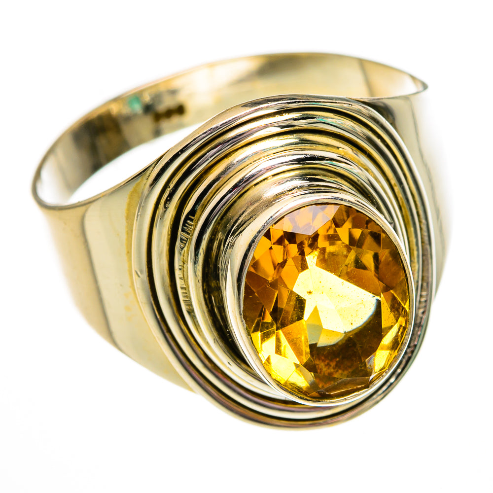 Citrine Rings handcrafted by Ana Silver Co - RING78333