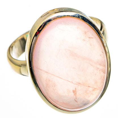 Rose Quartz Rings handcrafted by Ana Silver Co - RING78358