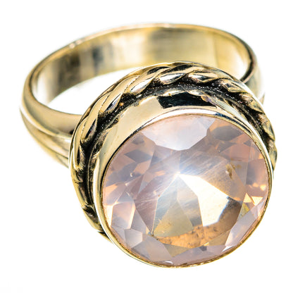 Rose Quartz Rings handcrafted by Ana Silver Co - RING78378