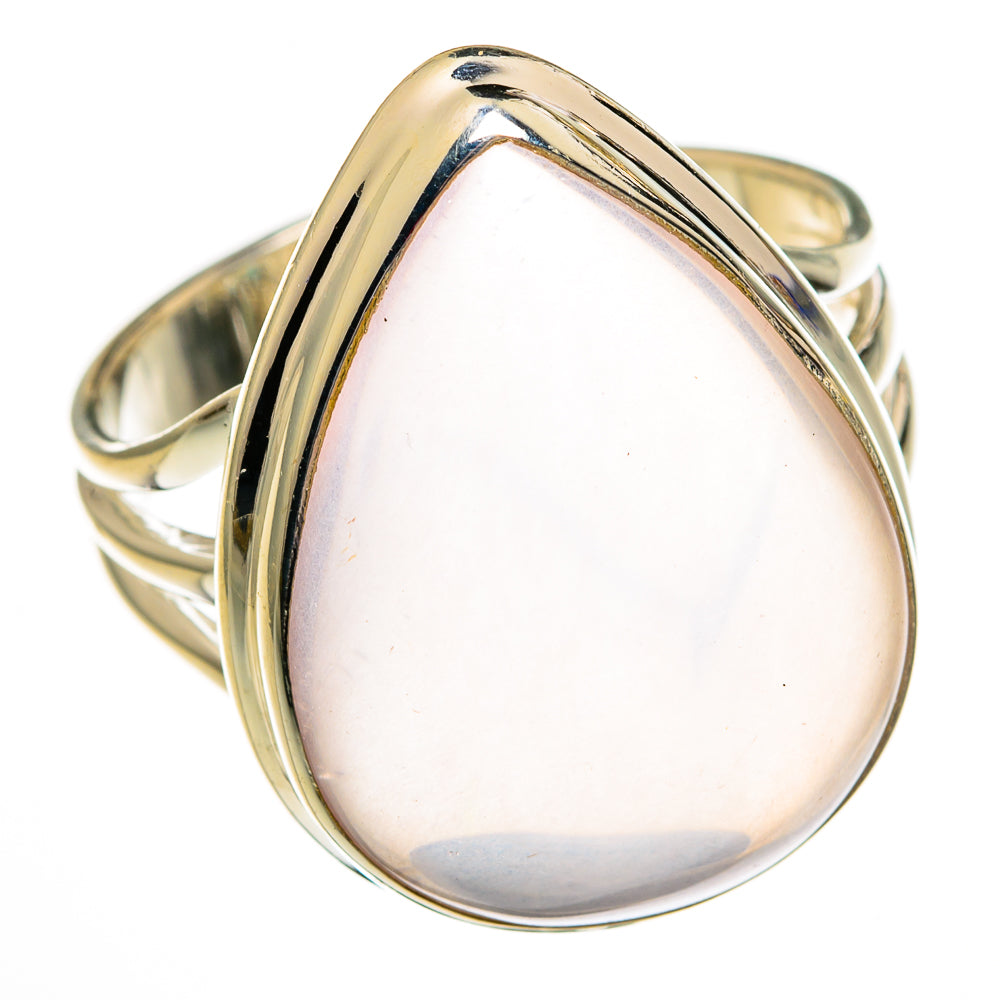 Rose Quartz Rings handcrafted by Ana Silver Co - RING78379