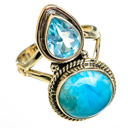 Larimar Rings handcrafted by Ana Silver Co - RING78391