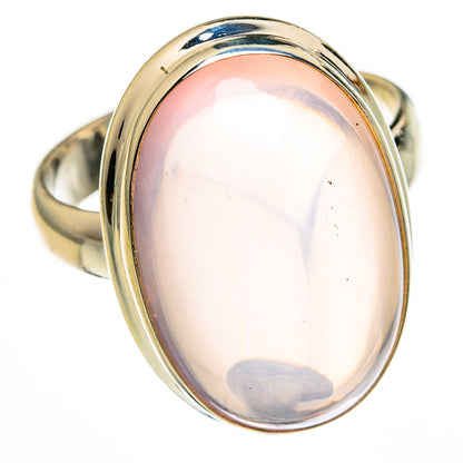 Rose Quartz Rings handcrafted by Ana Silver Co - RING78417