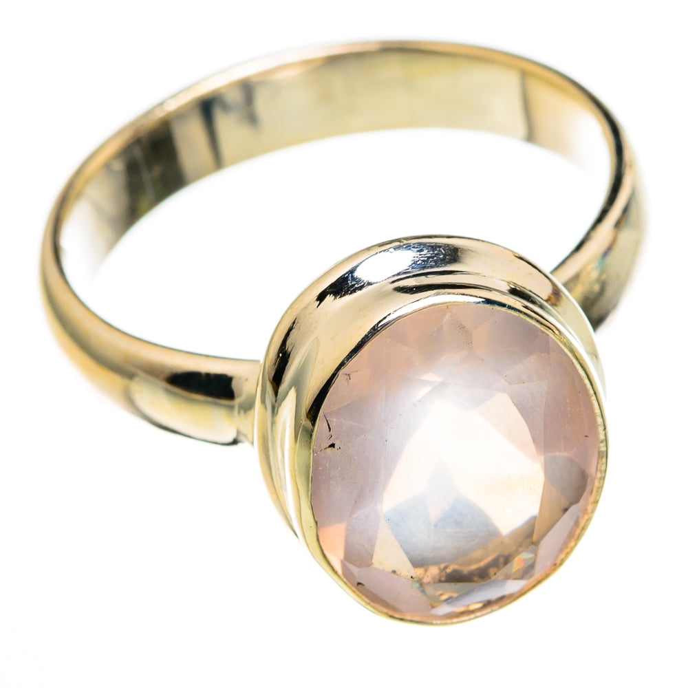 Rose Quartz Rings handcrafted by Ana Silver Co - RING78418
