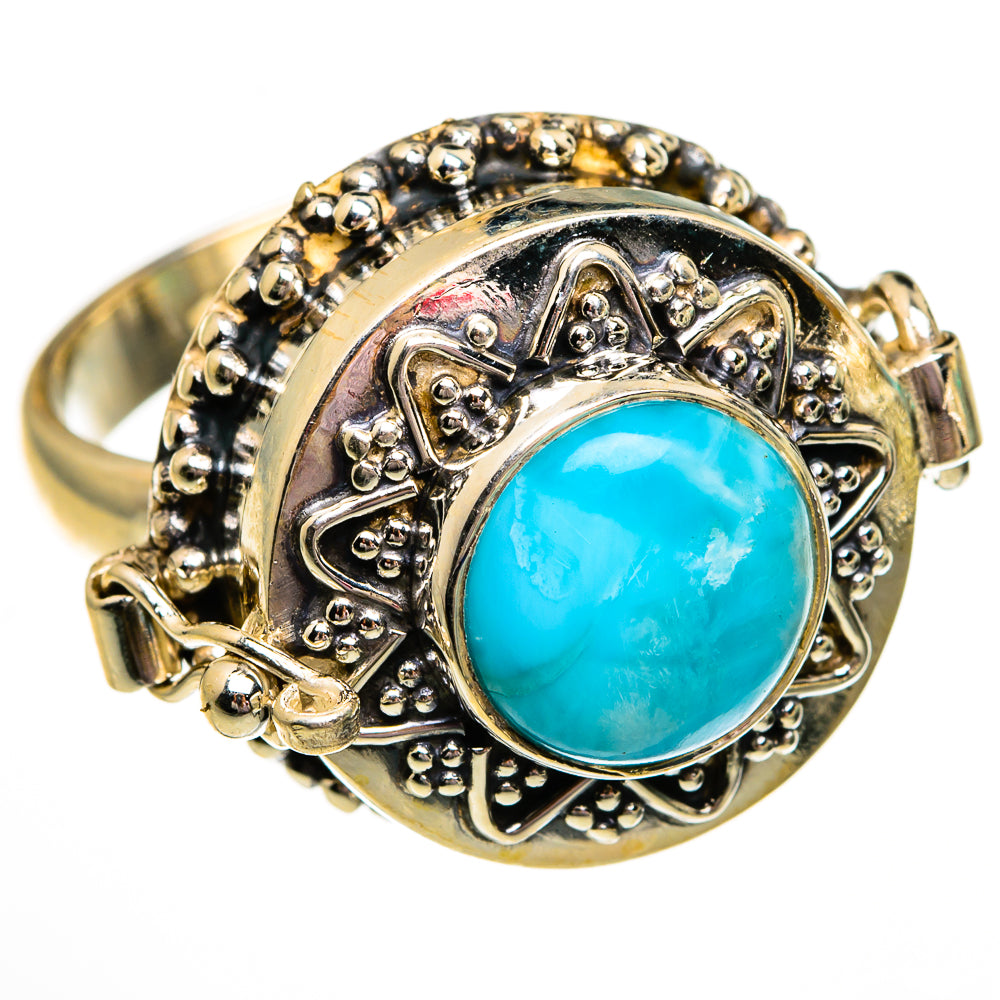 Larimar Rings handcrafted by Ana Silver Co - RING78468