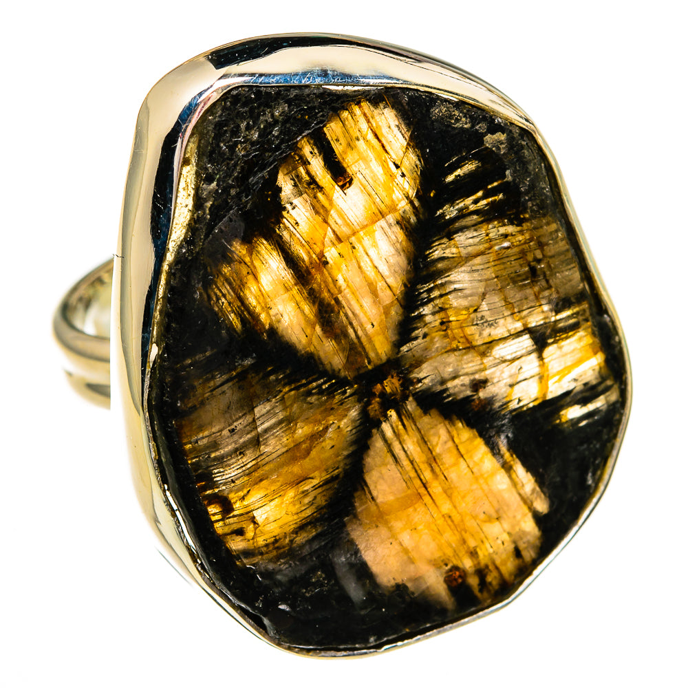 Chiastolite Rings handcrafted by Ana Silver Co - RING78474
