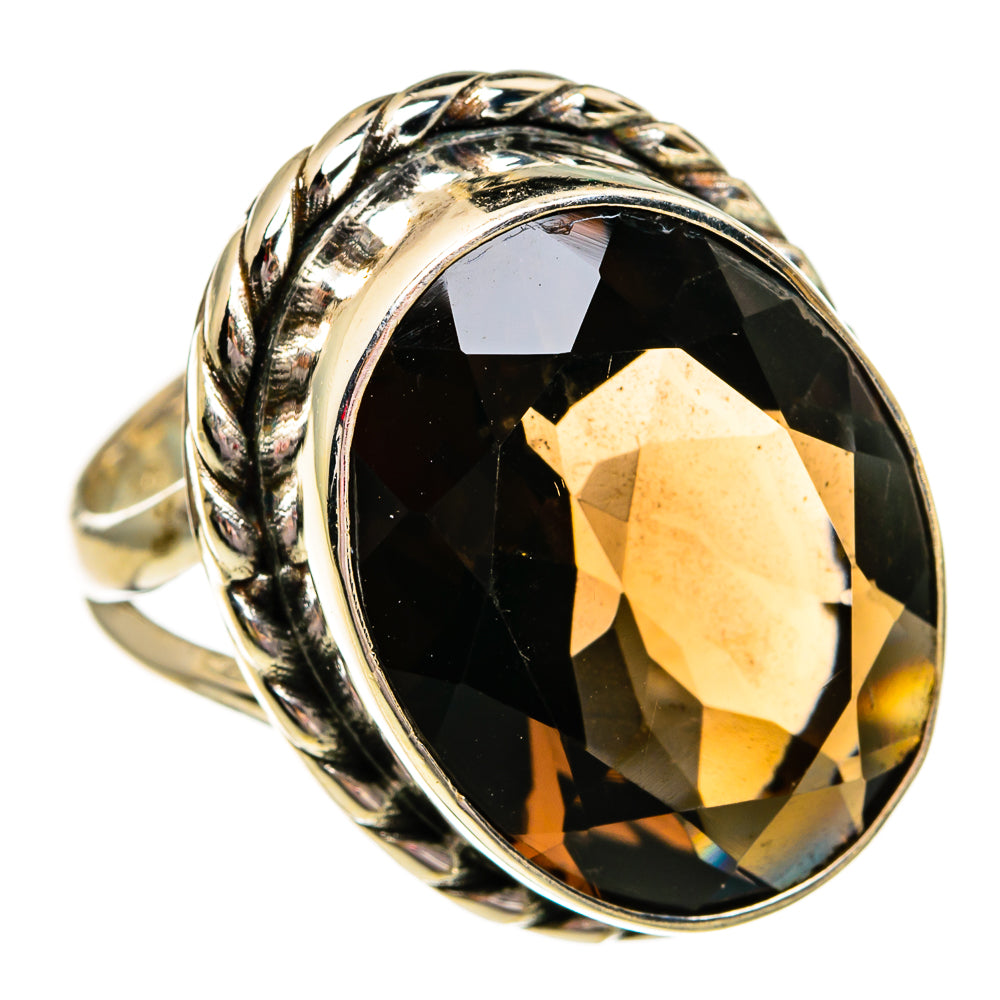 Smoky Quartz Rings handcrafted by Ana Silver Co - RING78476