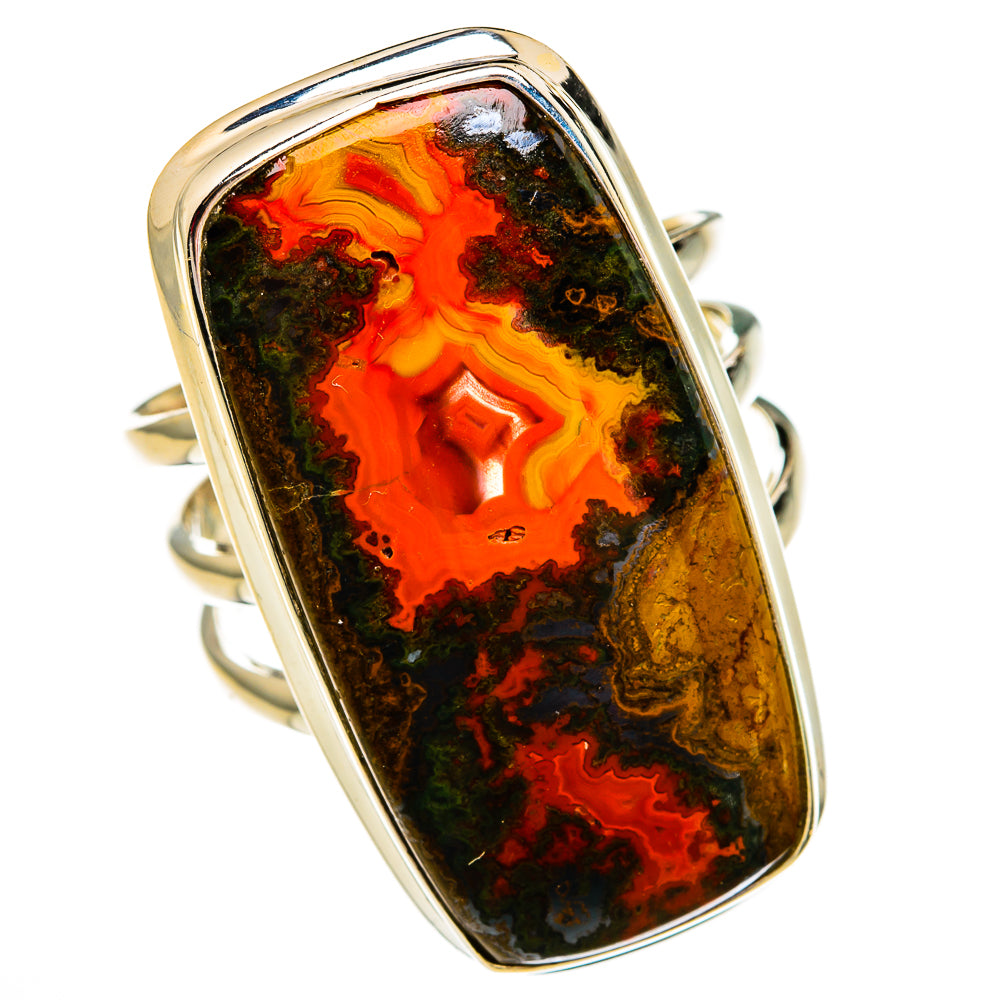 Moroccan Agate Rings handcrafted by Ana Silver Co - RING78477