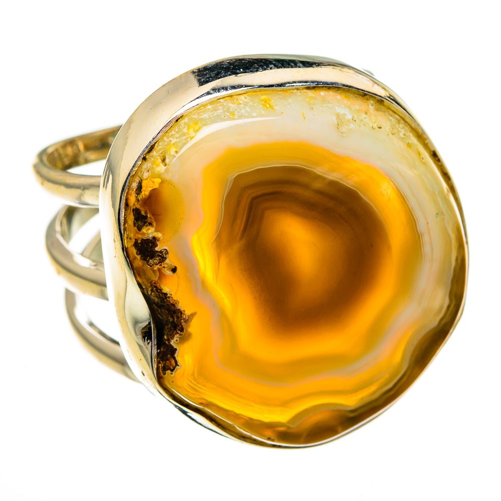 Botswana Agate Rings handcrafted by Ana Silver Co - RING78478