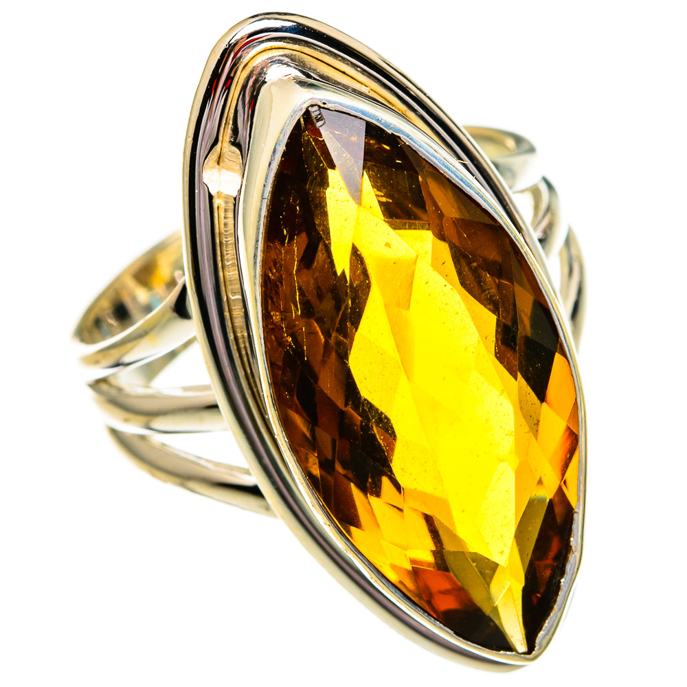 Mandarin Citrine Rings handcrafted by Ana Silver Co - RING78481