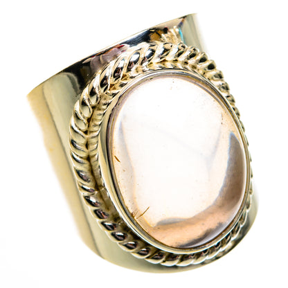 Rose Quartz Rings handcrafted by Ana Silver Co - RING78483