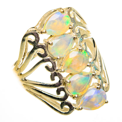 Ethiopian Opal Rings handcrafted by Ana Silver Co - RING78490