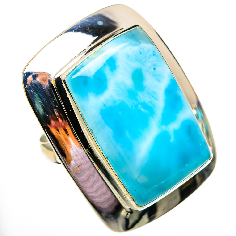 Larimar Rings handcrafted by Ana Silver Co - RING78499