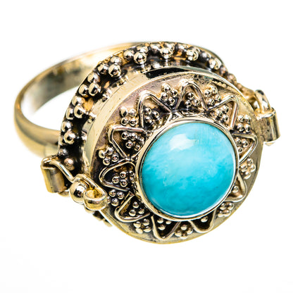 Larimar Rings handcrafted by Ana Silver Co - RING78502