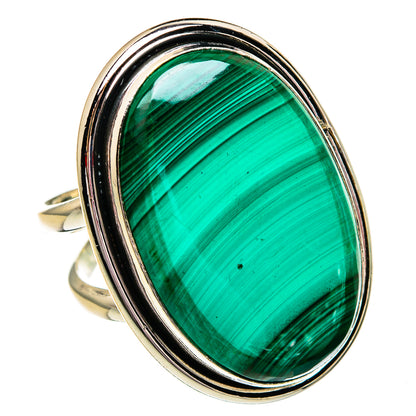 Malachite Rings handcrafted by Ana Silver Co - RING78503