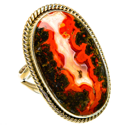 Moroccan Agate Rings handcrafted by Ana Silver Co - RING78511