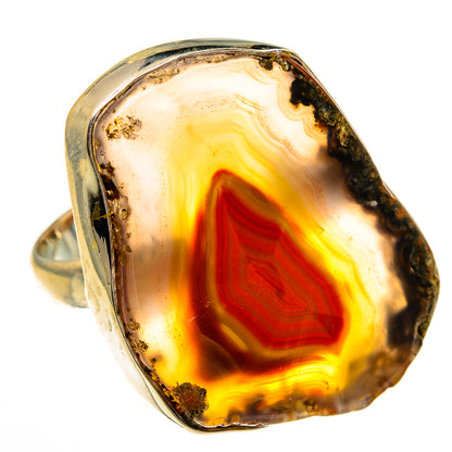 Botswana Agate Rings handcrafted by Ana Silver Co - RING78512