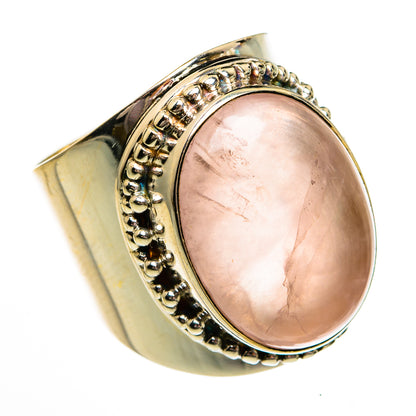 Rose Quartz Rings handcrafted by Ana Silver Co - RING78518