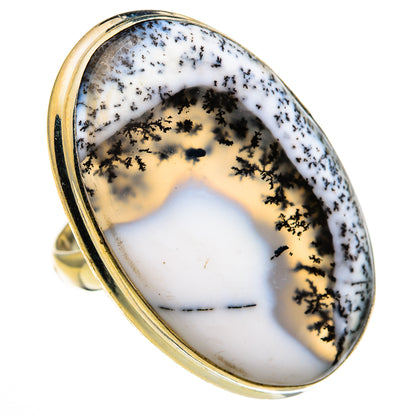 Dendritic Opal Rings handcrafted by Ana Silver Co - RING78522
