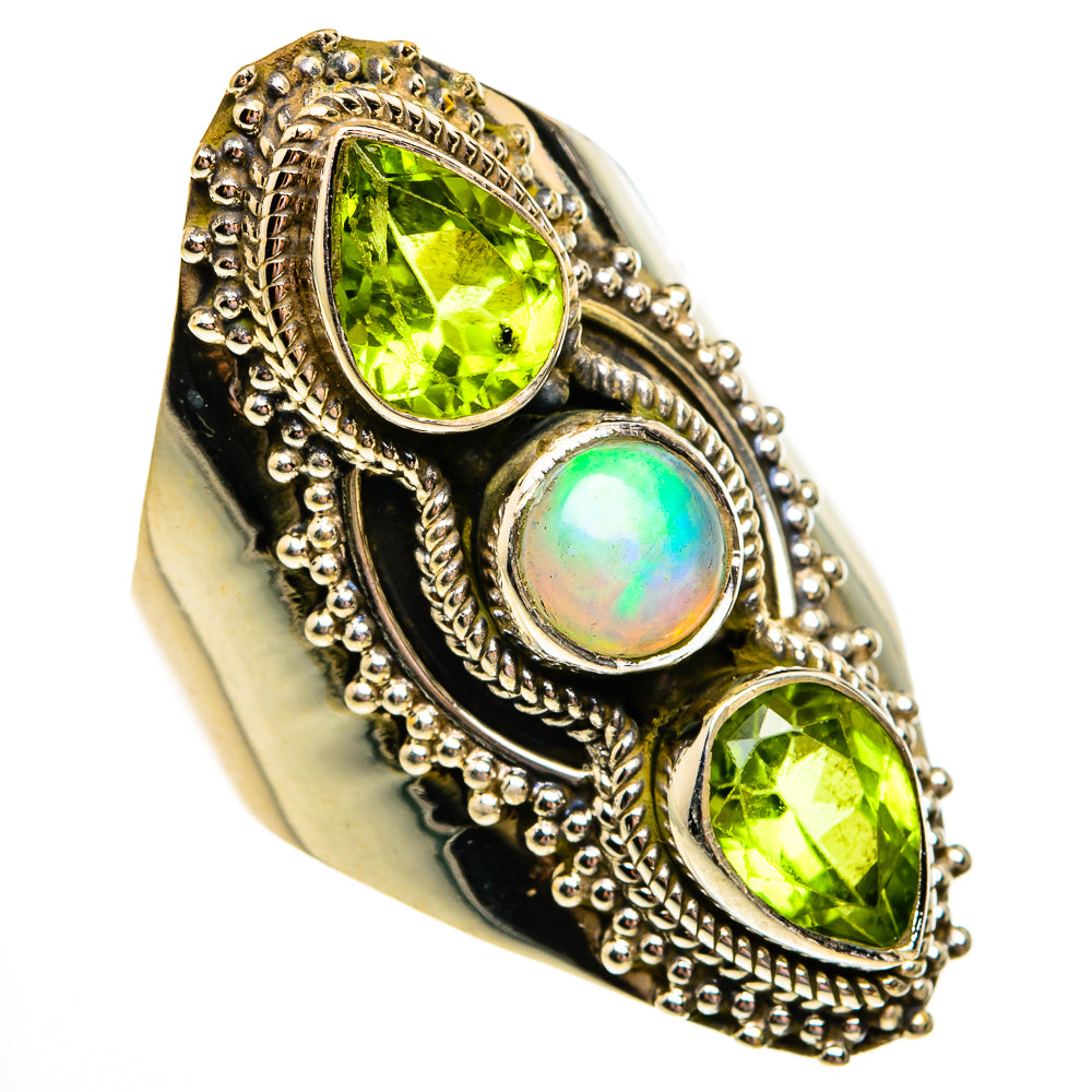 Ethiopian Opal Rings handcrafted by Ana Silver Co - RING78527