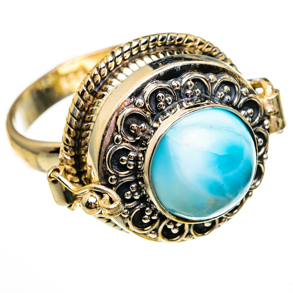 Larimar Rings handcrafted by Ana Silver Co - RING78542