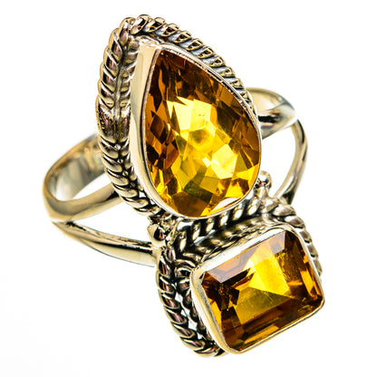 Mandarin Citrine Rings handcrafted by Ana Silver Co - RING78555