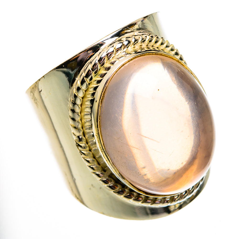 Rose Quartz Rings handcrafted by Ana Silver Co - RING78556