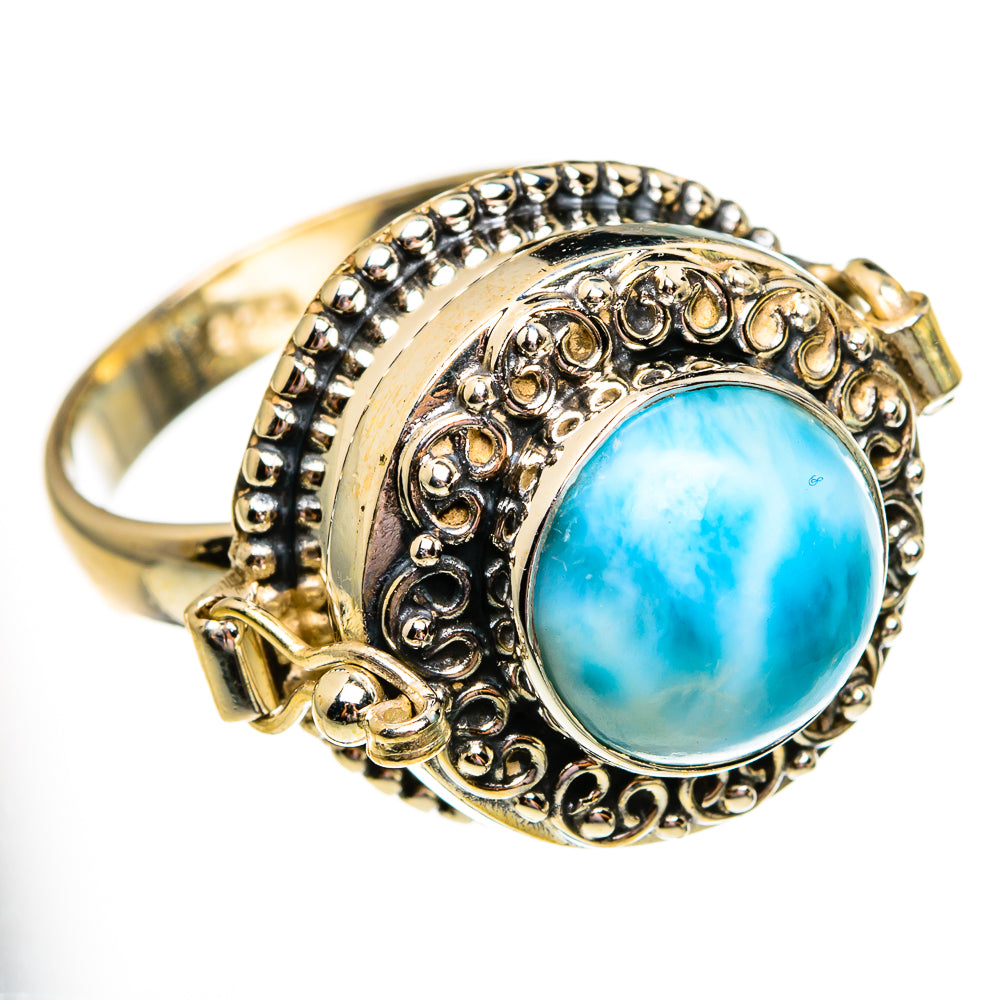 Larimar Rings handcrafted by Ana Silver Co - RING78569