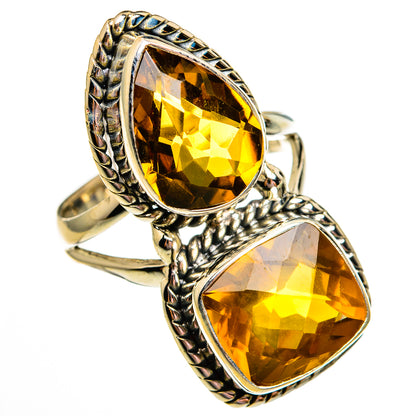 Mandarin Citrine Rings handcrafted by Ana Silver Co - RING78581