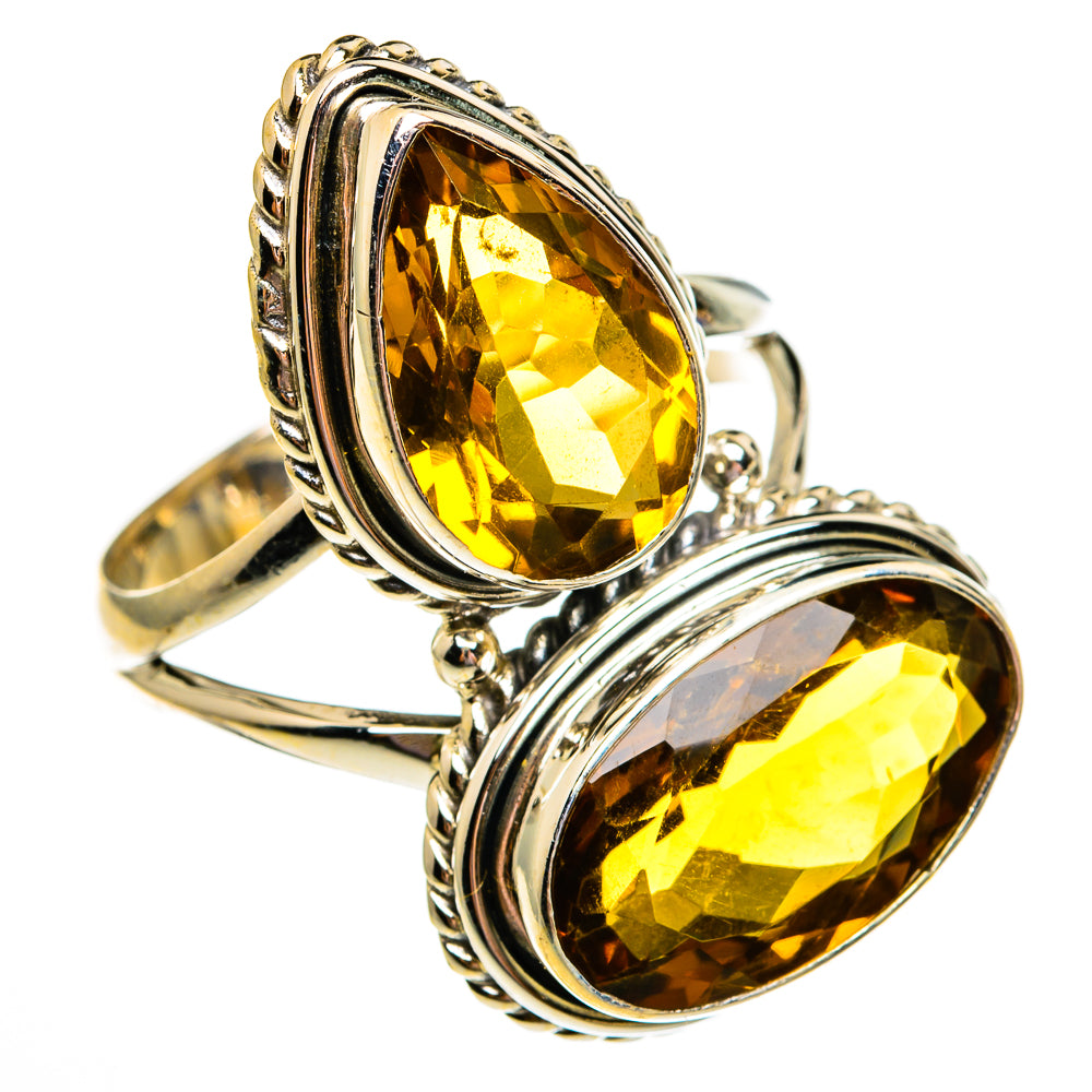 Mandarin Citrine Rings handcrafted by Ana Silver Co - RING78582