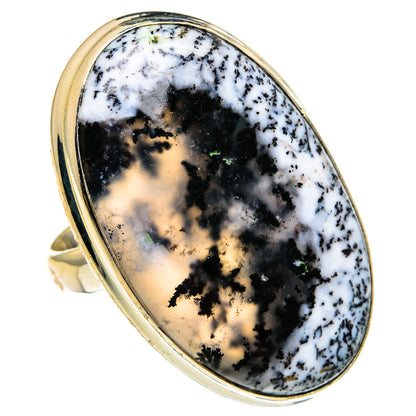 Dendritic Opal Rings handcrafted by Ana Silver Co - RING78589