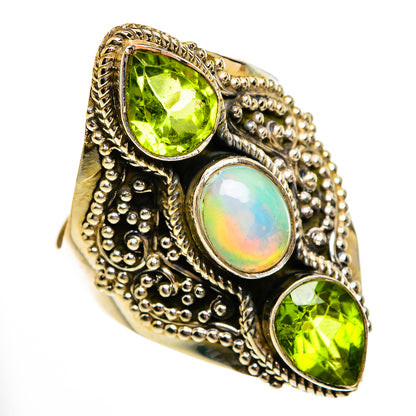 Ethiopian Opal Rings handcrafted by Ana Silver Co - RING78593