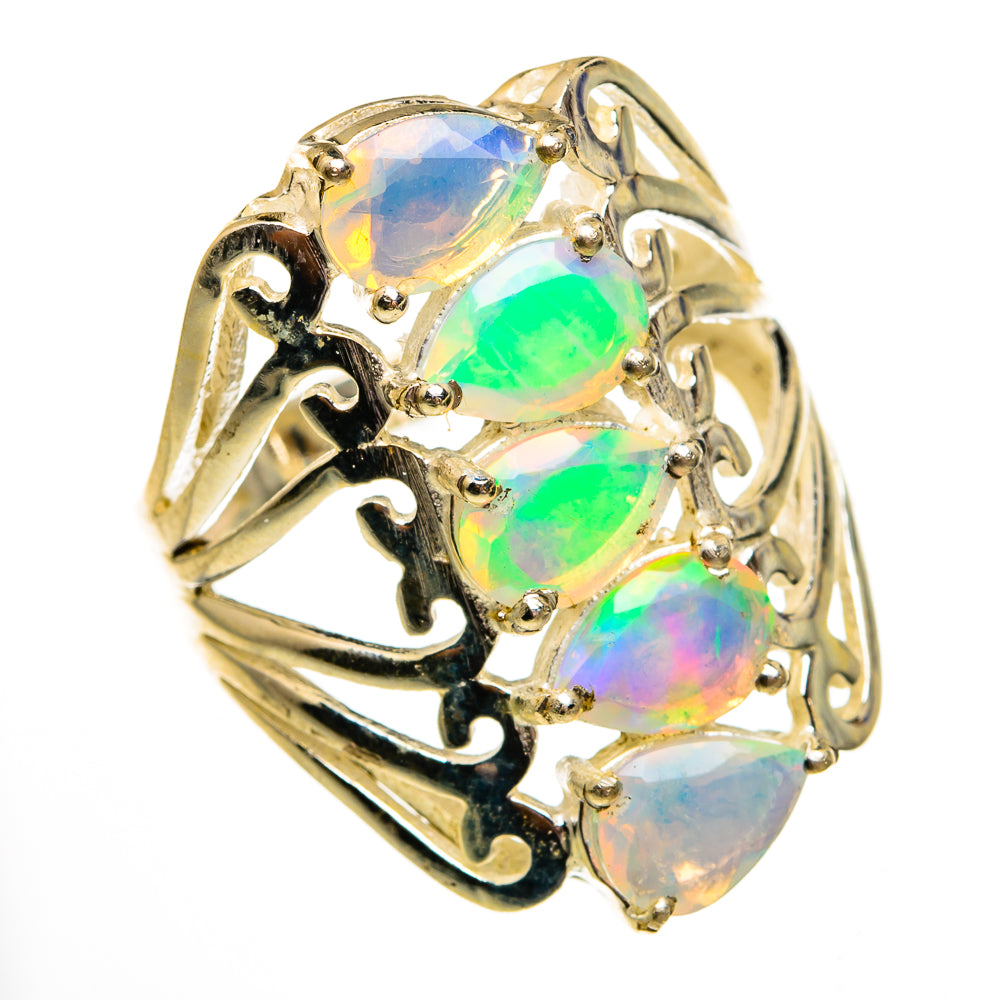 Green Amethyst Rings handcrafted by Ana Silver Co - RING78594