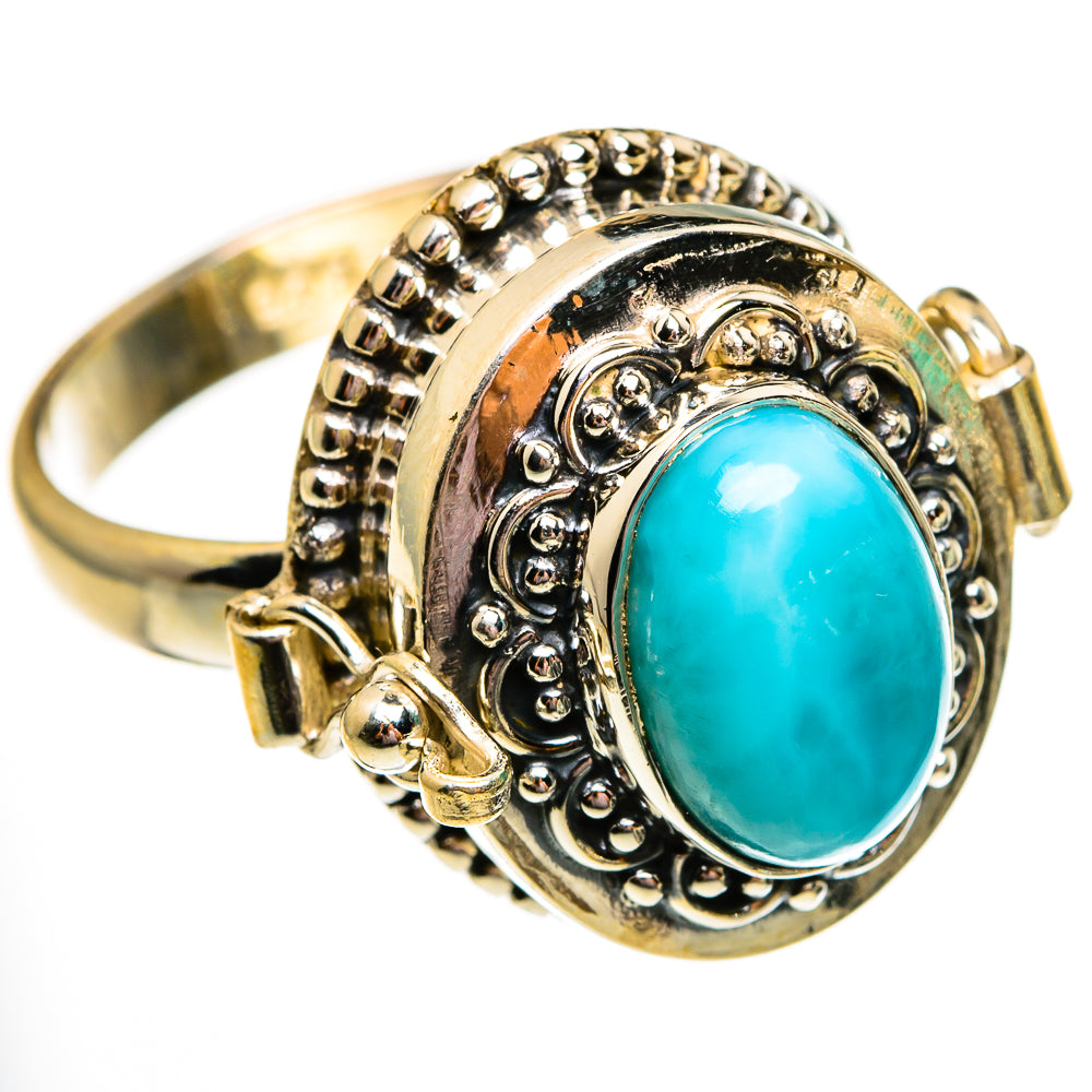 Larimar Rings handcrafted by Ana Silver Co - RING78602