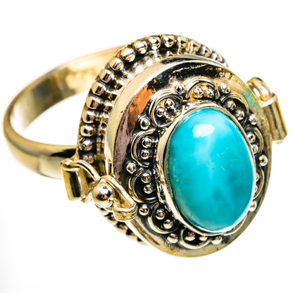 Larimar Rings handcrafted by Ana Silver Co - RING78602