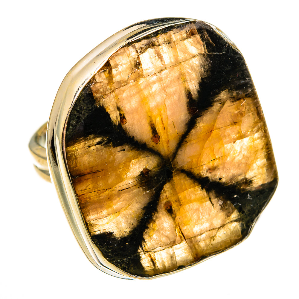 Chiastolite Rings handcrafted by Ana Silver Co - RING78605