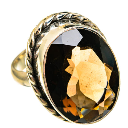 Smoky Quartz Rings handcrafted by Ana Silver Co - RING78606